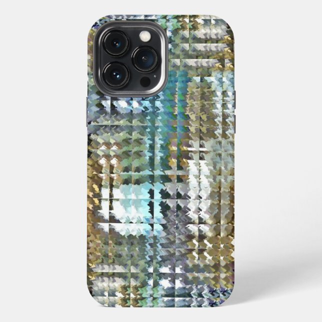 Satin Quilt  iPhone Case (Back)