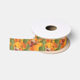 Satin Ribbon-Autumn Harvest Ribbon