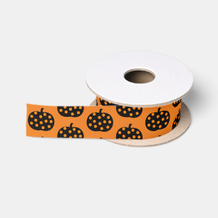 Satin Ribbon-Halloween Pumpkins Ribbon