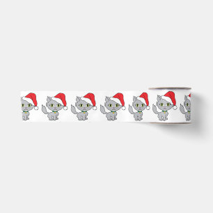 Satin Ribbon/Santa Kitty Ribbon