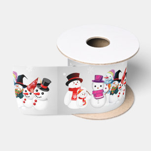 Satin Ribbon/Snowmen Ribbon