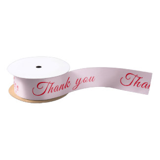 Satin Ribbon ( Thank you )