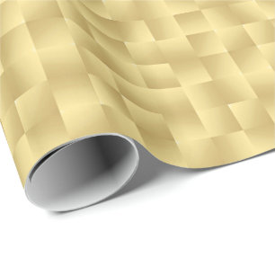 Satin Ribbons - Shades of gold Wrapping Paper