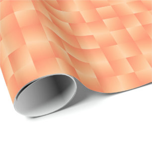 Satin Ribbons - Sherbet orange Wrapping Paper