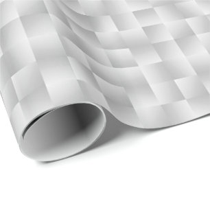 Satin Ribbons - Silver grey Wrapping Paper