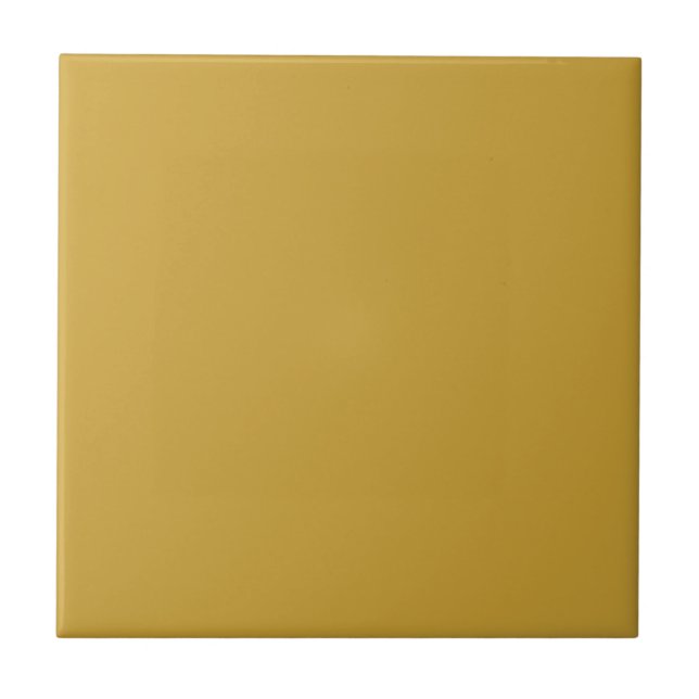 Satin Sheen Gold Solid Colour Tile (Front)