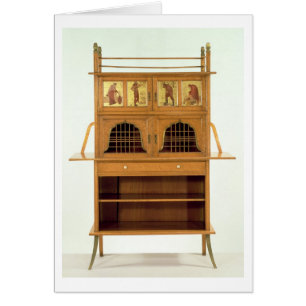 Satinwood Cabinet with Painted Panels, c.1877 (sat