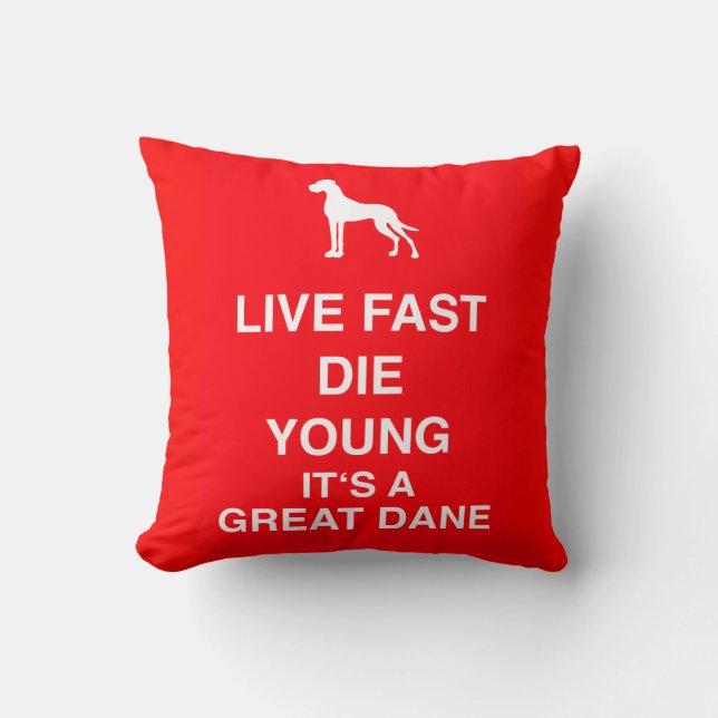 Satiric Great Dane Pillows (Front)