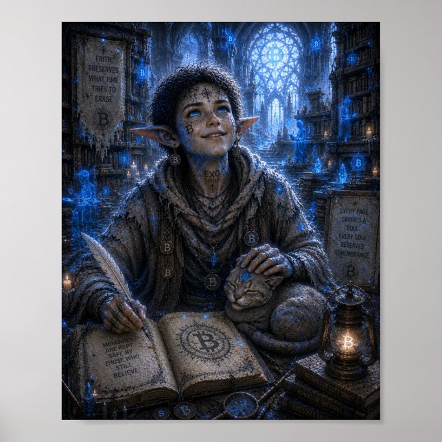 Satisfaction / Caretaker / Sacred Library Poster (Front)