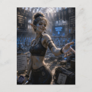 Satisfaction / Fitness Trainer / Concert Hall Postcard