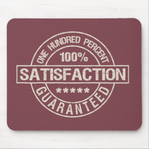 SATISFACTION GUARANTEED custom mousepad