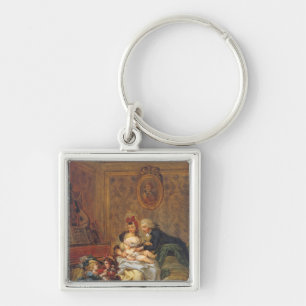 Satisfaction of Marriage or, The Happy Family Key Ring