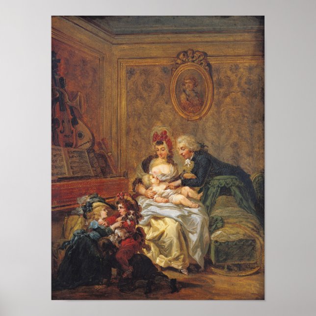 Satisfaction of Marriage or, The Happy Family Poster (Front)