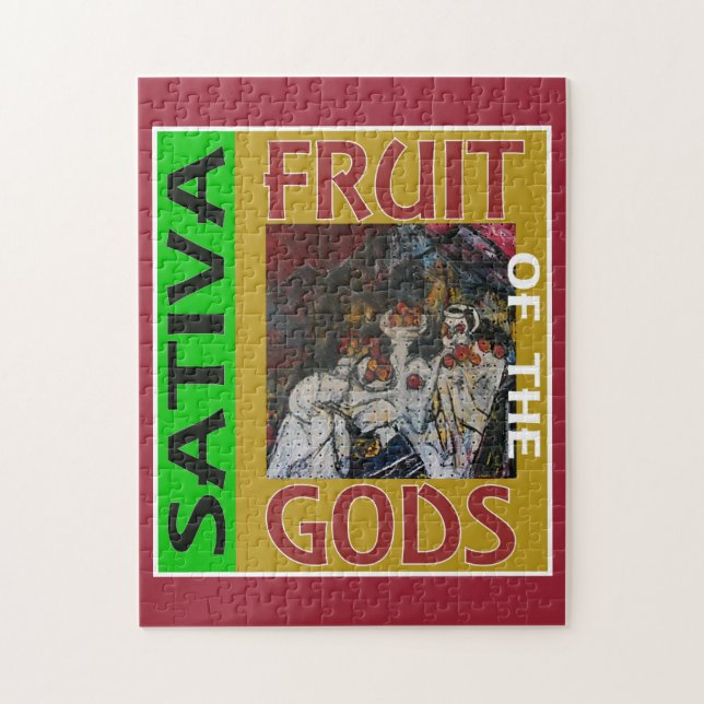 SATIVA FRUIT OF THE GODS JIGSAW PUZZLE (Vertical)