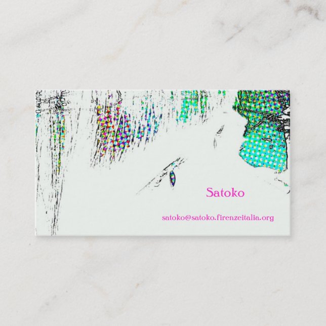 satoko business card (Front)
