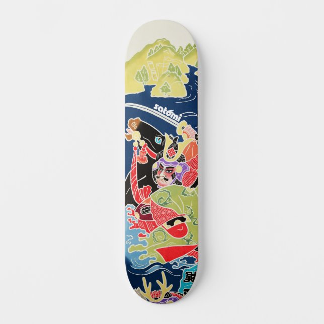 satomi Festival Banner Skateboard (Front)