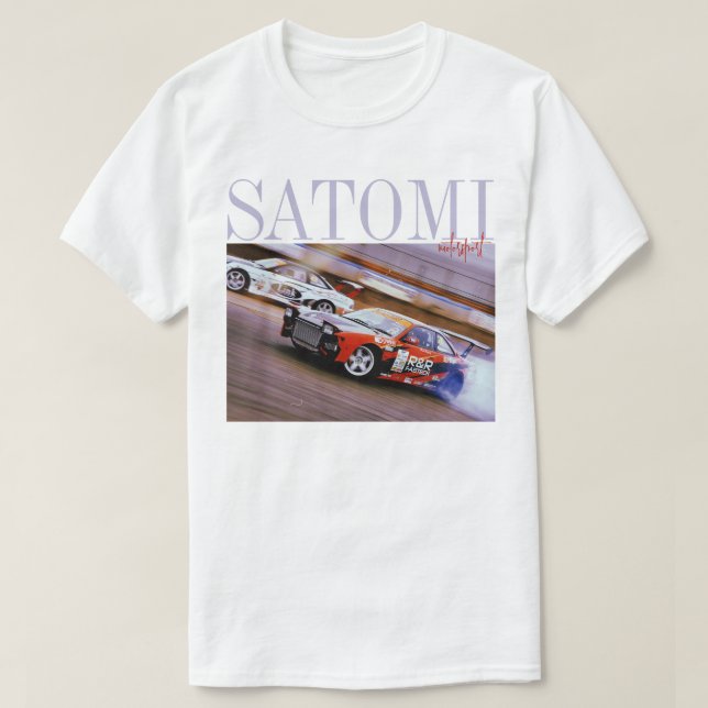 satomi motorsport  "Drift Scene" T-Shirt (Design Front)
