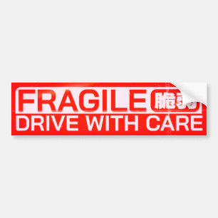 satomi motorsport Drive With Care Bumper Sticker