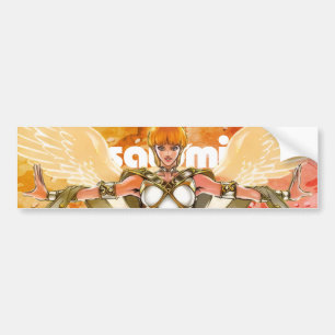 satomi motorsport Gaurdian Angel Bumper Sticker