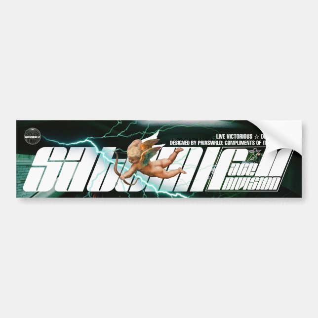 satomi motorsport Race Division "Interior" Bumper Sticker (Front)