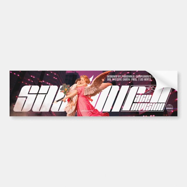 satomi motorsport RACE DIVISION MOTHERHOOD Bumper Sticker (Front)