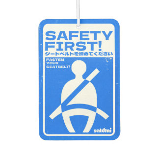 satomi motorsport Safety First Air Freshener