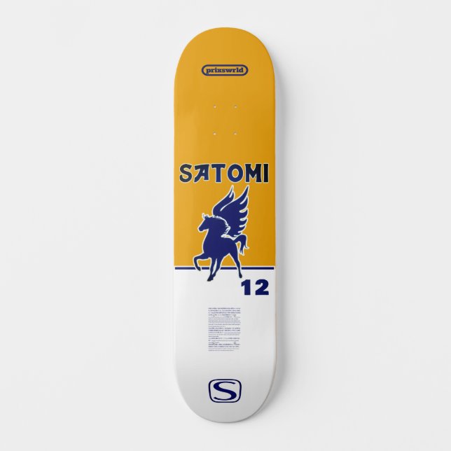 satomi motorsport Senna 99T Skateboard (Front)