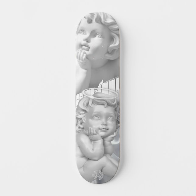 satomi motorsport "WGDWBIT?" Skateboard (Front)