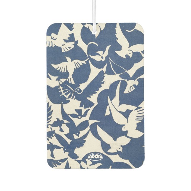 satomi motorsport x pigeons car air freshener (Front)