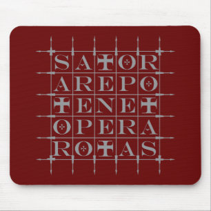 SATOR Square [GREY] Mouse Mat