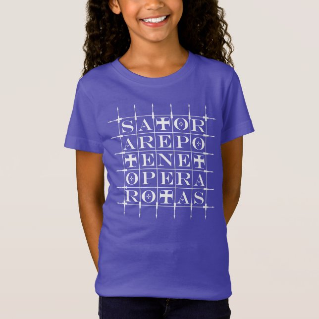 SATOR Square [WHITE] T-Shirt (Front)