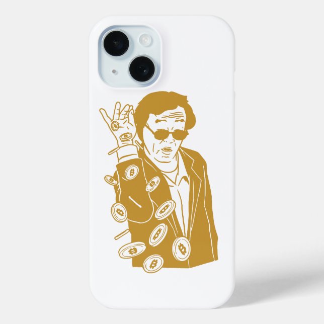 Satoshi Nakamoto is on fire  Case-Mate iPhone Case (Back)