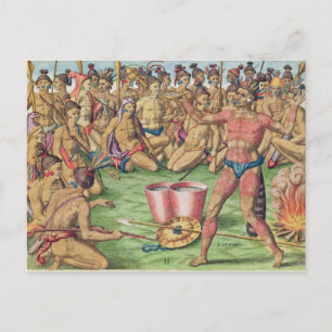 Satoutiona Prepares for Battle Postcard