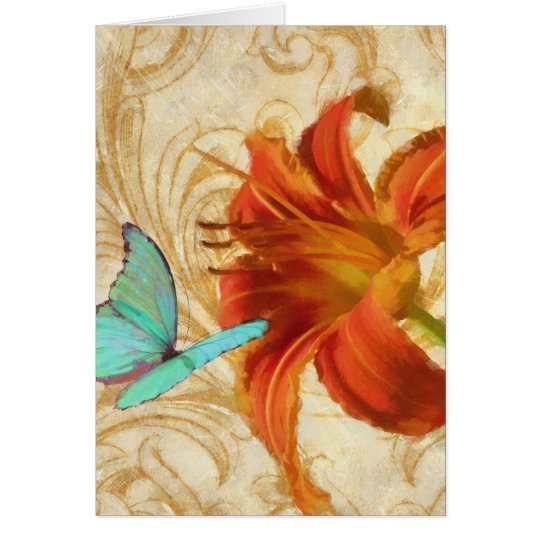 Satsuma day lily 1 Greeting card