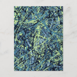 SATURATION (an abstract art design) ~ Postcard