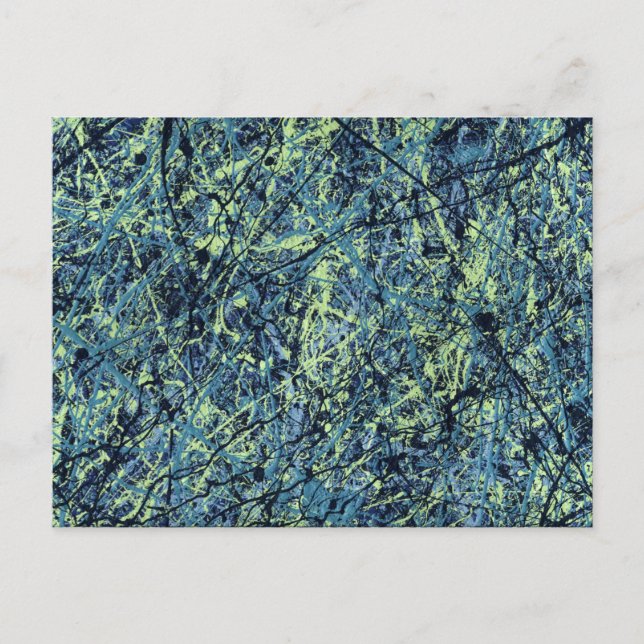 SATURATION (an abstract art design) ~ Postcard (Front)