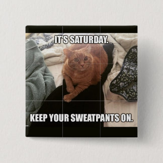 Saturday Advice 15 Cm Square Badge