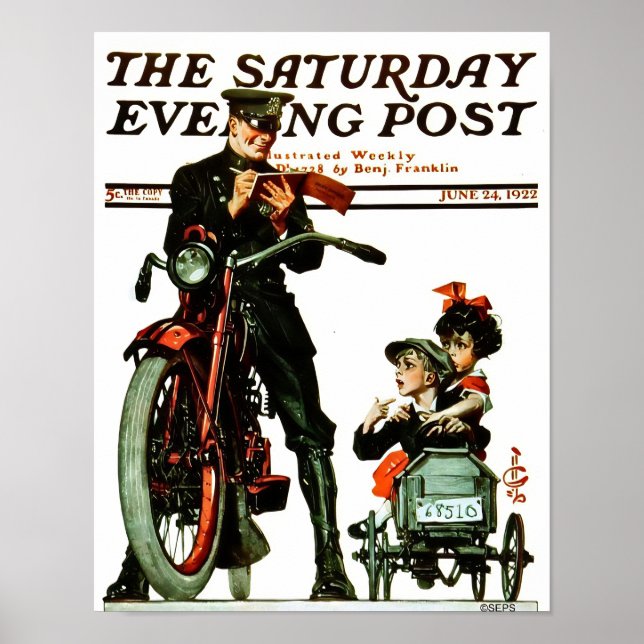 Saturday Evening Post Poster (Front)