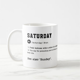 SATURDAY Mug – Lazy Day Must-Have
