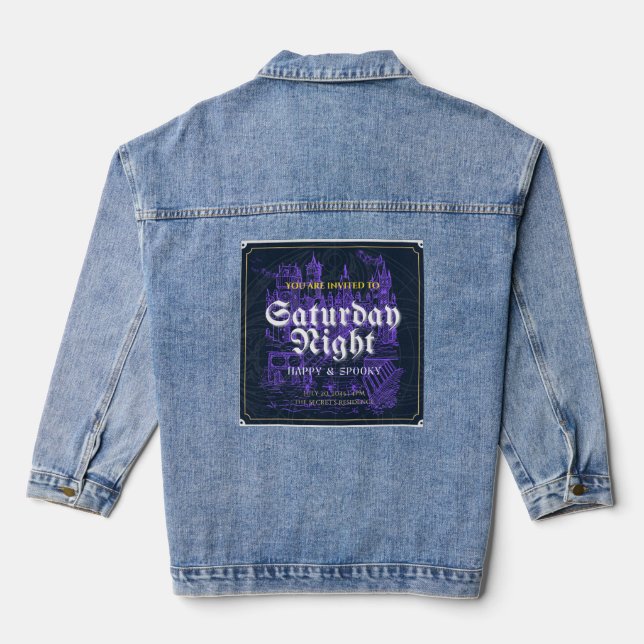 "Saturday Night Live”, Horror Night  Denim Jacket (Back)
