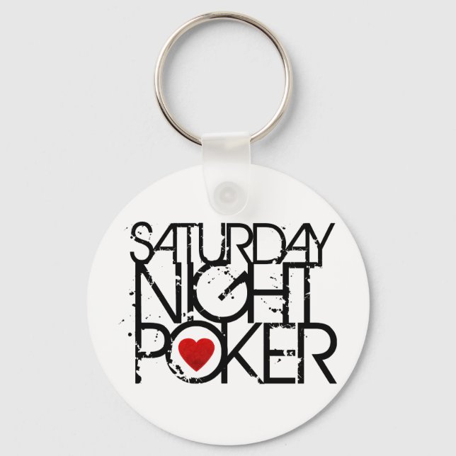 Saturday Night Poker Key Ring (Front)