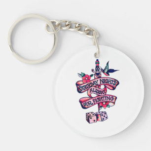 Saturday Night's Alright For Fighting Key Ring