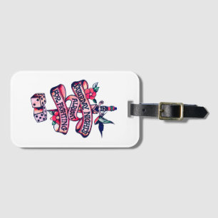 Saturday Night's Alright For Fighting Luggage Tag