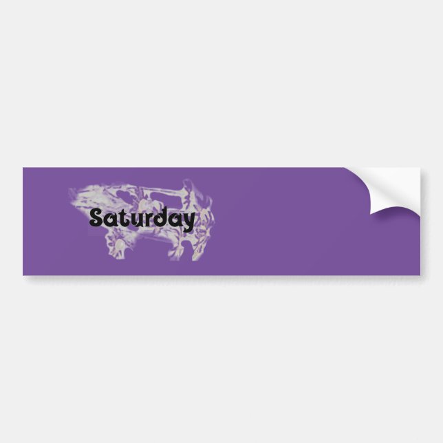 Saturday -small               - Sticker (Front)