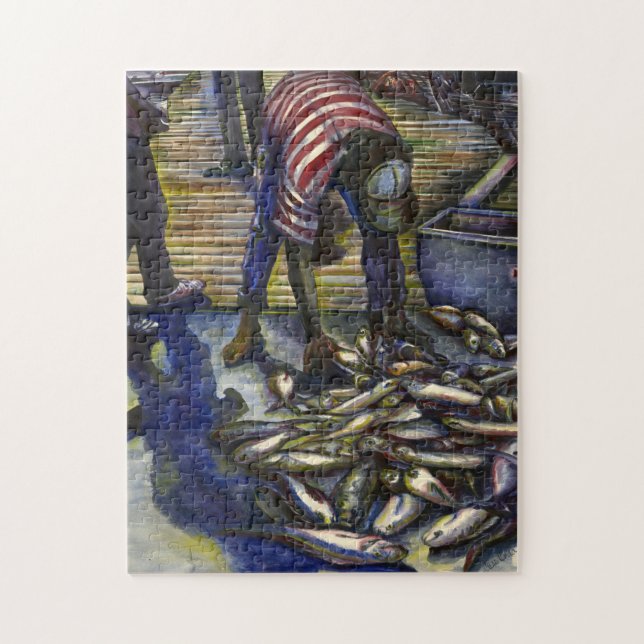 Saturday's Blessings, Harbour Island, Bahamas Jigsaw Puzzle (Vertical)