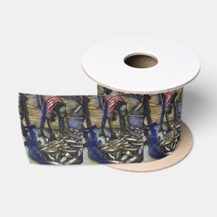 Saturday's Blessings, Harbour Island, Bahamas Satin Ribbon