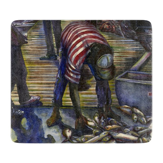 Saturday's Blessings, Harbour Island Cutting Board (Front)