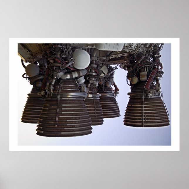 Saturn 5 Engines Poster (Front)