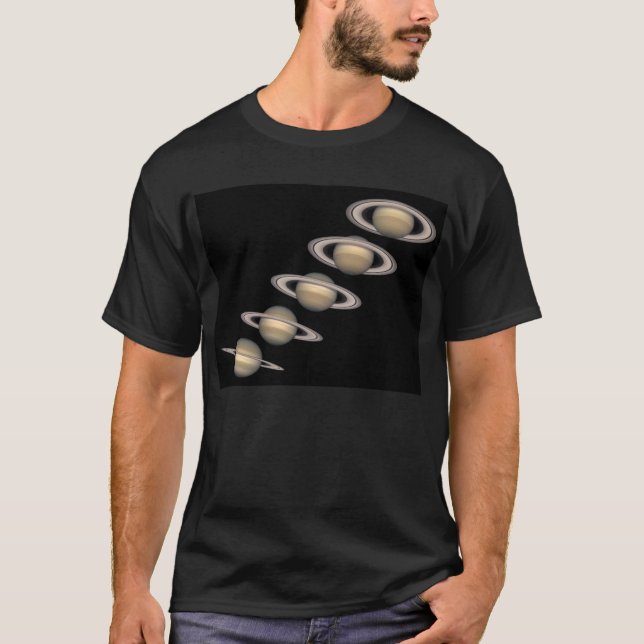 Saturn and Rings T-Shirt (Front)