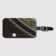 Saturn and Tethys luggage tag